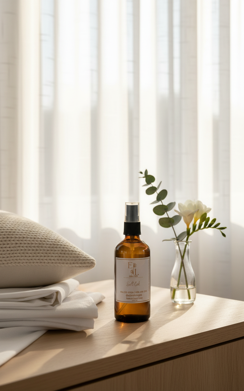 Room & Linen Spray in elegant setting